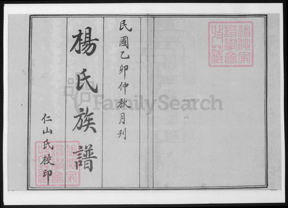 河南省信阳市杨氏族谱-杨氏族谱.pdf电子版插图2