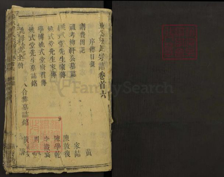 湖北省黄冈市罗田县姚氏积善堂族谱-义水姚氏宗谱.pdf电子版插图1