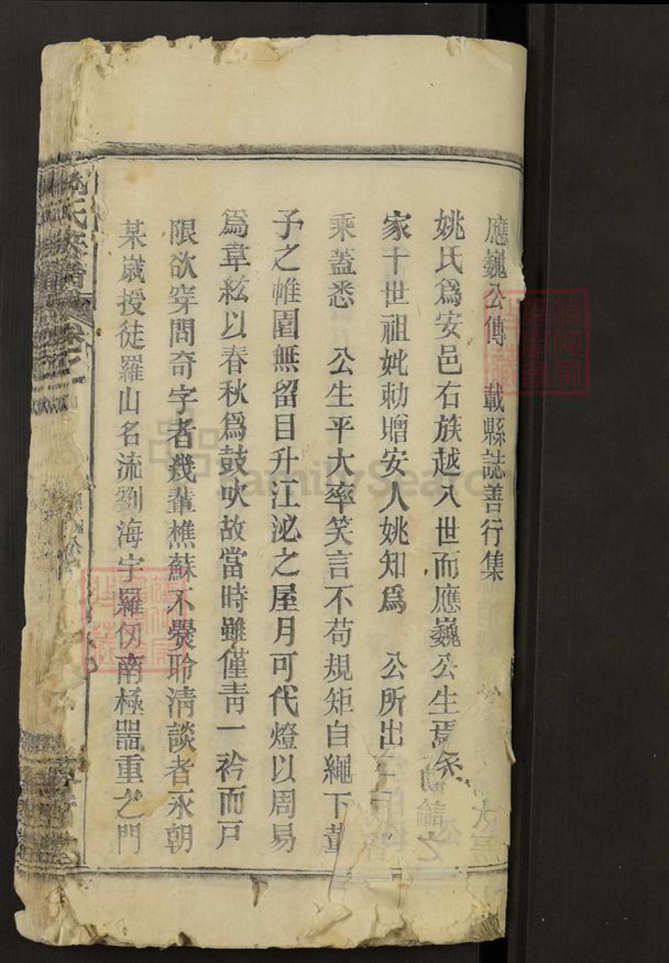 湖北省武汉市黄陂区木兰乡姚氏濬哲堂族谱-姚氏族谱.pdf电子版插图1