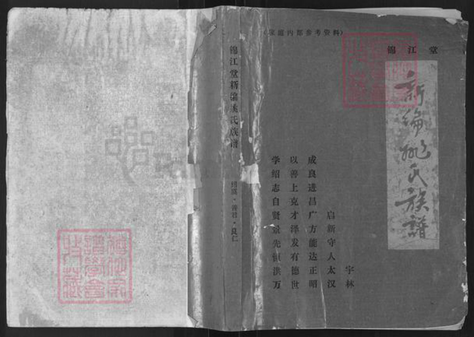 湖南省常德市桃源县姚氏锦江堂族谱-新编姚氏族谱.pdf电子版