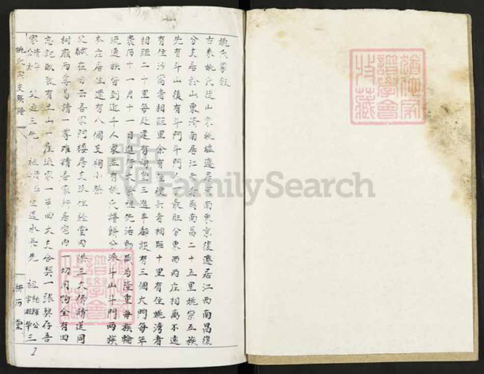 江西省宜春市宜丰县新庄镇姚氏耕历堂族谱-南昌盐城姚氏宗支族谱.pdf电子版插图1