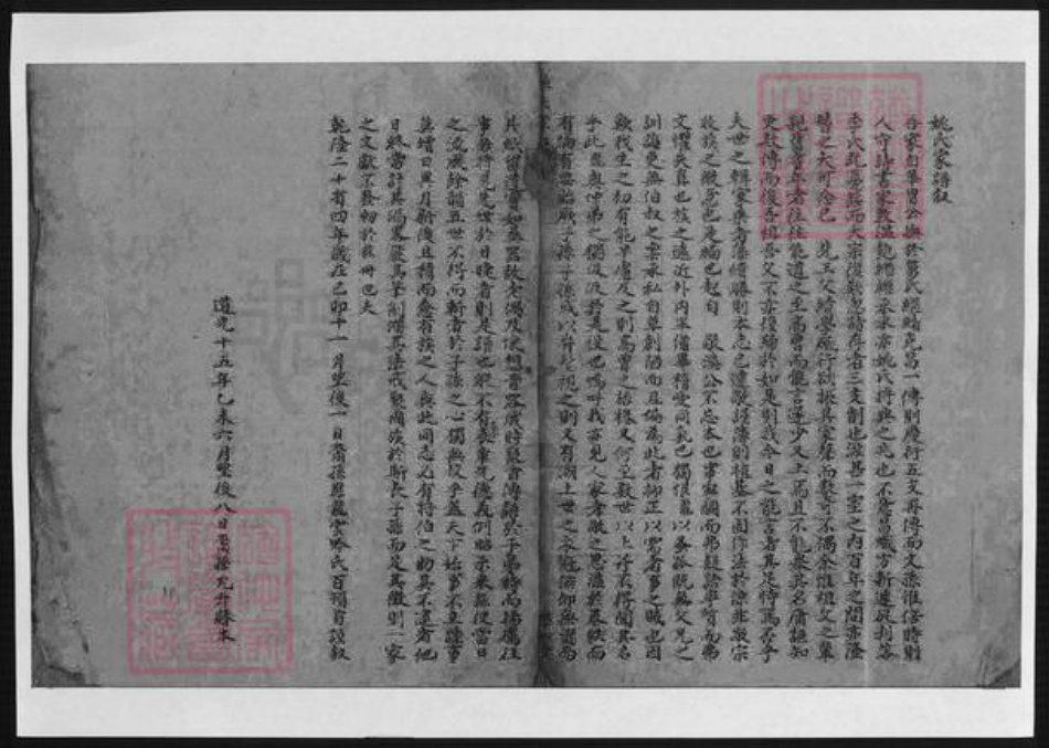 四川省姚氏族谱-秀水姚氏学山堂家谱.pdf电子版插图1