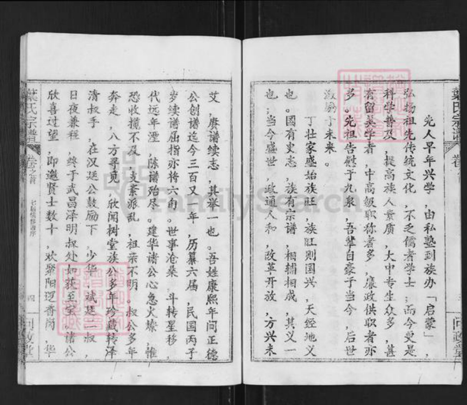 湖北省武汉市新洲区叶氏问政堂族谱-叶氏宗谱.pdf电子版插图5 湖北省武汉市新洲区叶氏问政堂族谱-叶氏宗谱.pdf电子版插图5