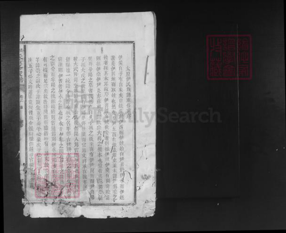 福建省三明市宁化县河龙乡伊氏耕莘堂族谱-伊氏重修家谱.pdf电子版插图1