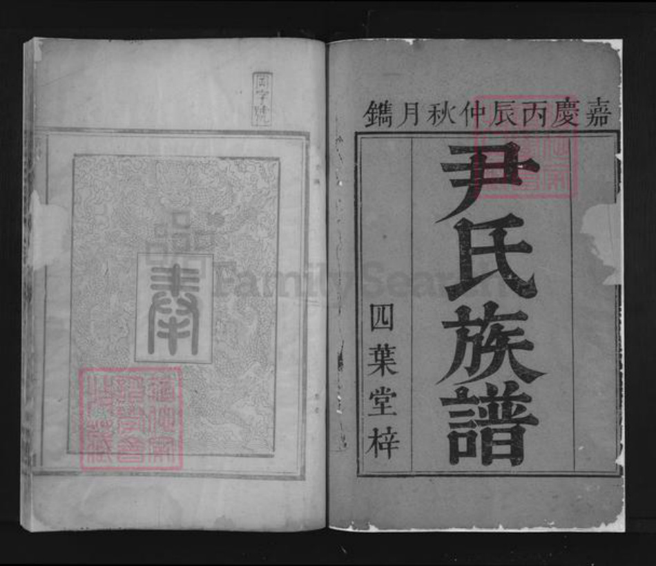 湖南省邵阳市邵东尹氏四叶堂族谱-邵东太平尹氏族谱.pdf电子版插图1