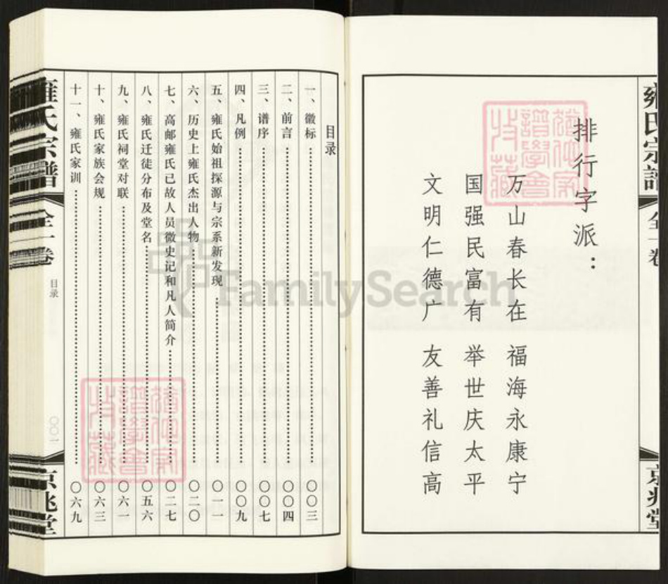 江苏省扬州市高邮市雍氏京兆堂族谱-雍氏宗谱.pdf电子版插图2