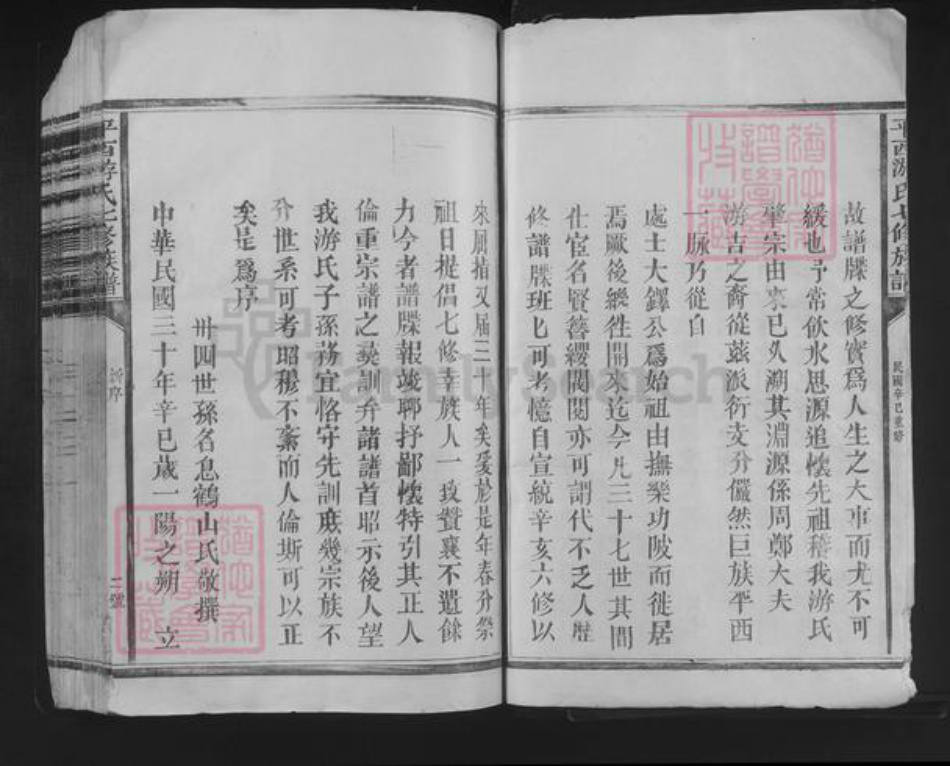 江西省抚州市东乡区游氏族谱-平西游氏七修族谱.pdf电子版插图5 江西省抚州市东乡区游氏族谱-平西游氏七修族谱.pdf电子版插图5