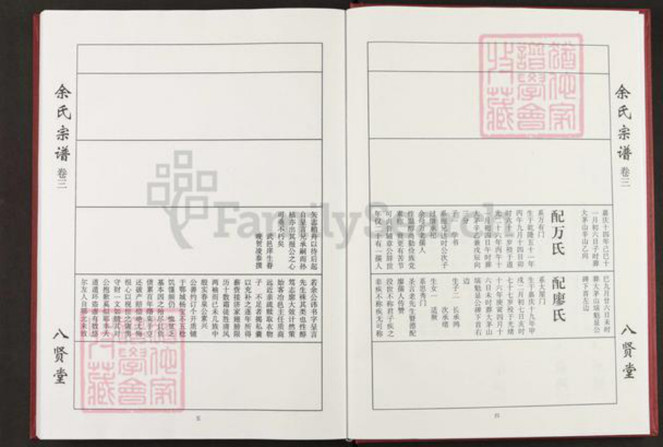 湖北省咸宁市咸安区余氏八贤堂族谱-余氏宗谱.花坪.pdf电子版插图4 湖北省咸宁市咸安区余氏八贤堂族谱-余氏宗谱.花坪.pdf电子版插图4