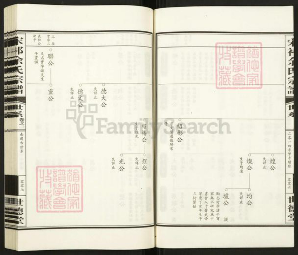 浙江省杭州市淳安县县汾口镇余氏世德堂族谱-宋祁余氏宗谱.pdf电子版插图5 浙江省杭州市淳安县县汾口镇余氏世德堂族谱-宋祁余氏宗谱.pdf电子版插图5