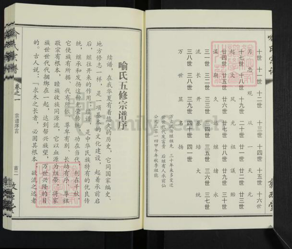 湖北省武汉市新洲区喻氏敦本堂族谱-喻氏宗谱.pdf电子版插图2 湖北省武汉市新洲区喻氏敦本堂族谱-喻氏宗谱.pdf电子版插图2