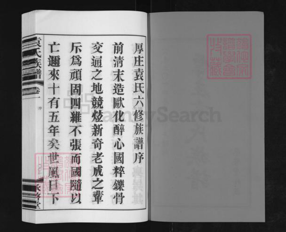 江苏省常州市金坛区儒林镇袁氏承启堂族谱-厚庄袁氏族谱.pdf电子版插图2