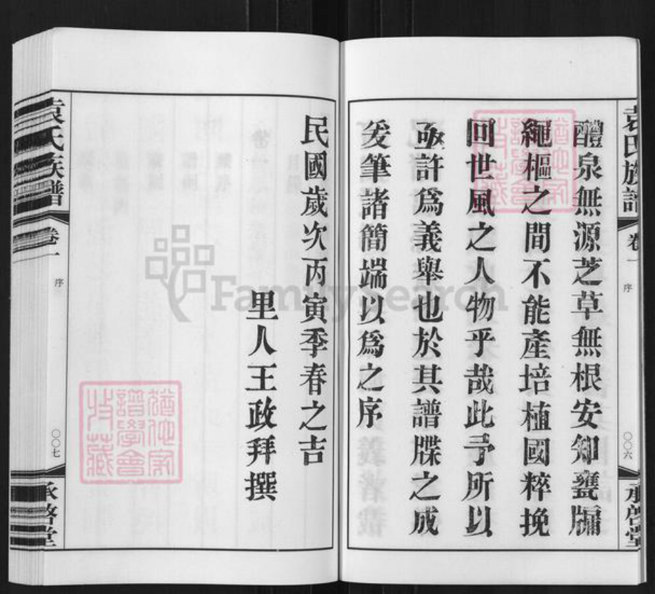 江苏省常州市武进县袁氏承启堂族谱-厚庄袁氏宗谱.pdf电子版插图5