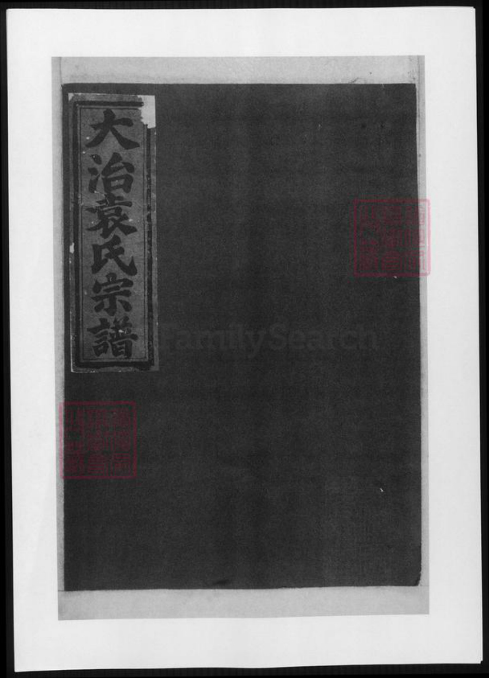 湖北省黄石市大冶市袁氏族谱-大治袁氏宗谱.pdf电子版