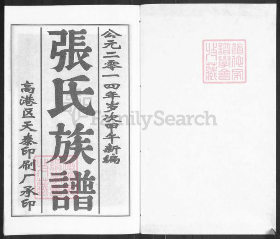 江苏省泰州市兴化市永丰镇张氏清河堂族谱-兴华永丰张氏族谱.pdf电子版插图1