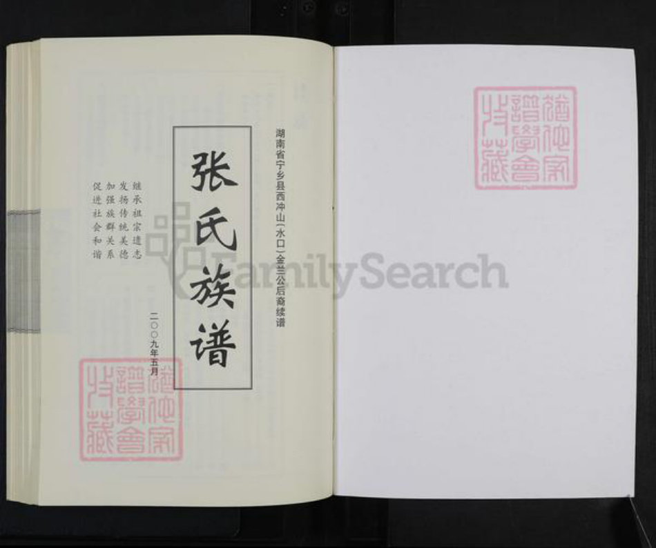 湖南省长沙市宁乡市灰汤镇张氏族谱-张氏族谱.pdf电子版插图1