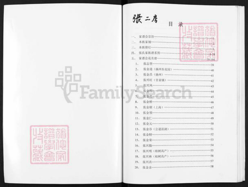 江苏省扬州市邗江区张氏百忍堂族谱-张府宗谱.pdf电子版插图1