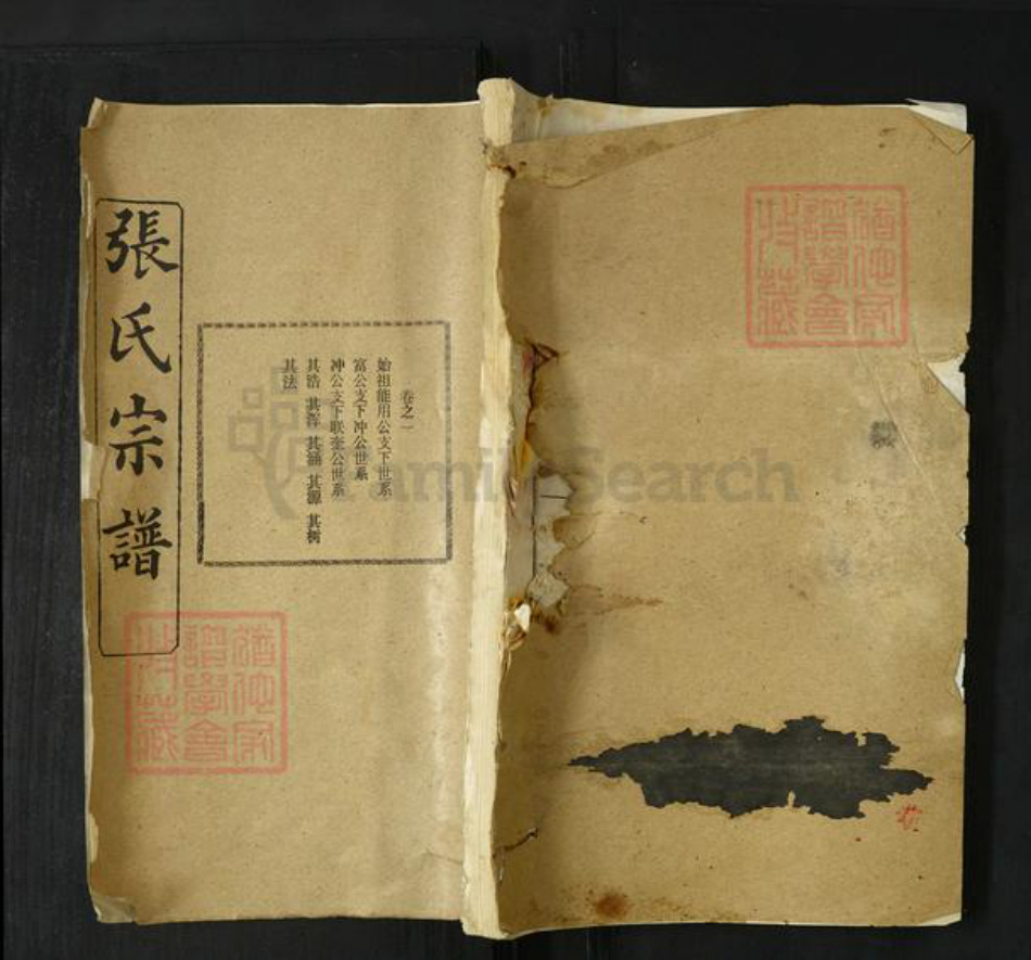 湖北省武汉市新洲区张氏敦本堂族谱-张氏宗谱.pdf电子版