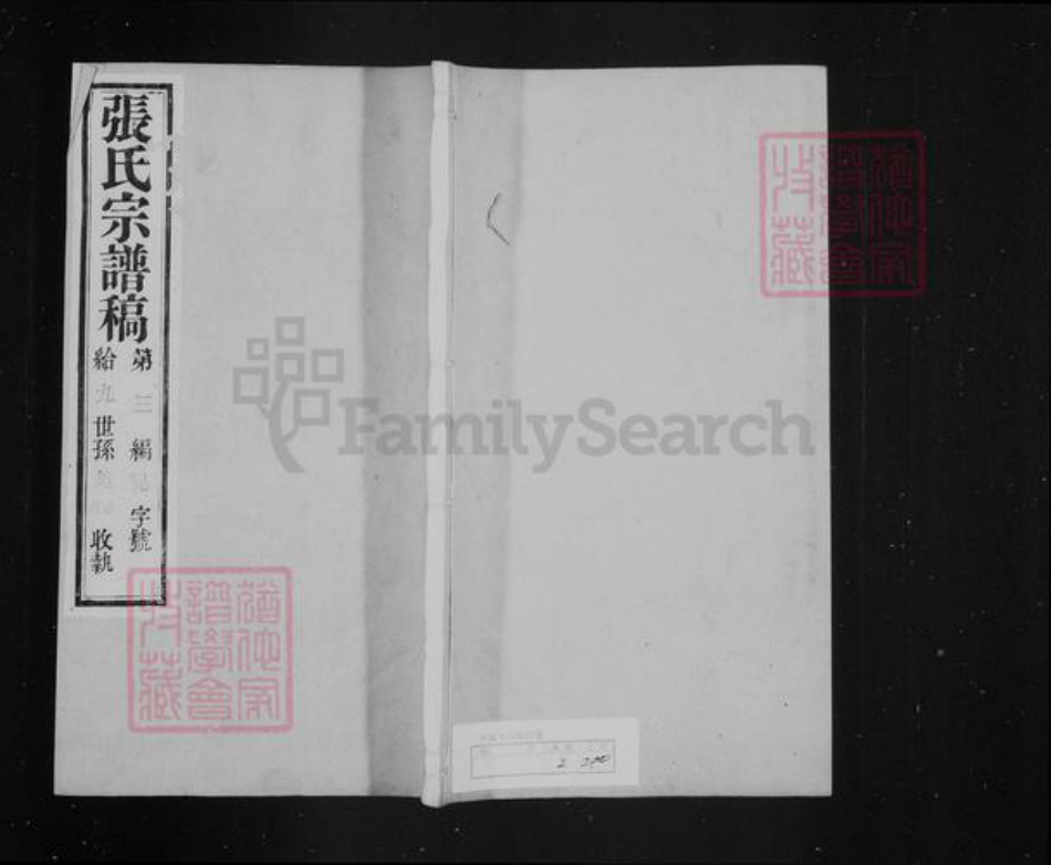 江苏省常州市武进县张氏贻德堂族谱-武进张氏谱稿 [4卷].pdf电子版插图1