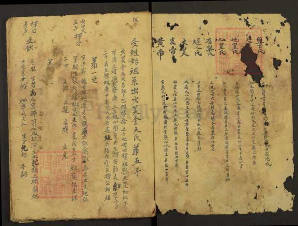 福建省龙岩市上杭县白砂镇张氏族谱-张氏族谱.pdf电子版插图1