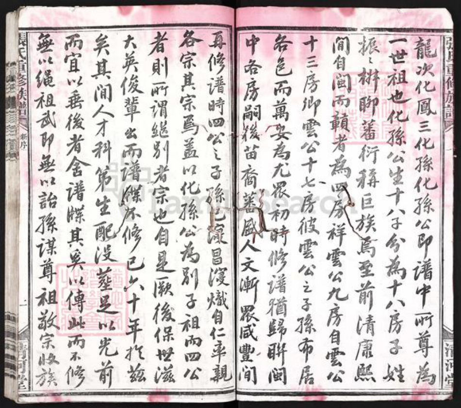 福建省龙岩市上杭县白砂镇张氏清河堂族谱-张氏重修族谱.pdf电子版插图3