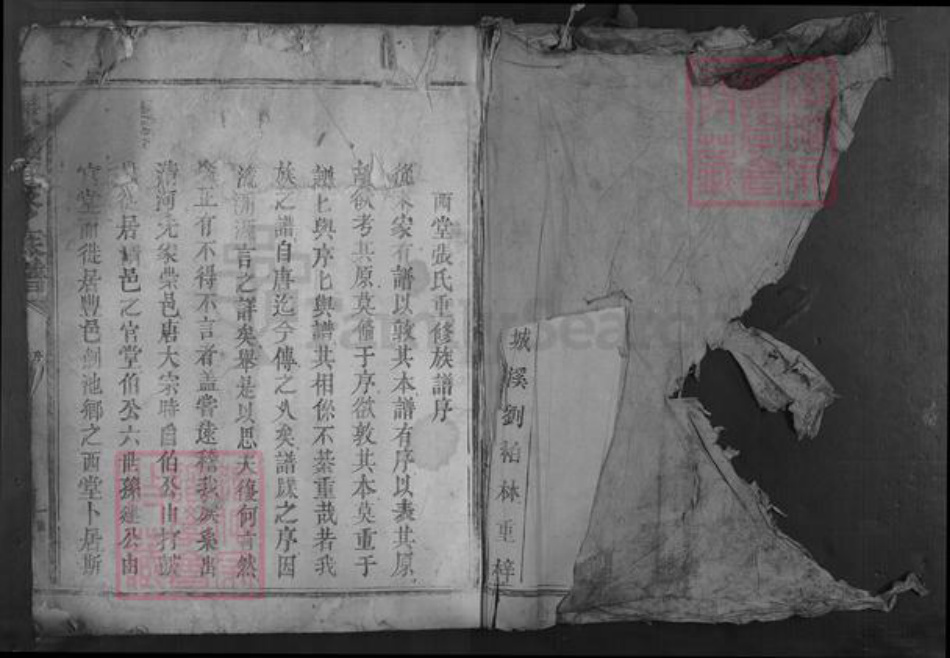 湖北省荆州市沙市区张氏族谱-张氏重修族谱.pdf电子版插图1