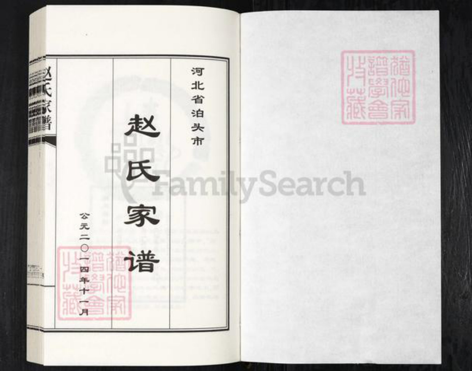 河北省沧州泊头市交河镇赵氏族谱-泊头张庄子赵氏家谱.pdf电子版插图1