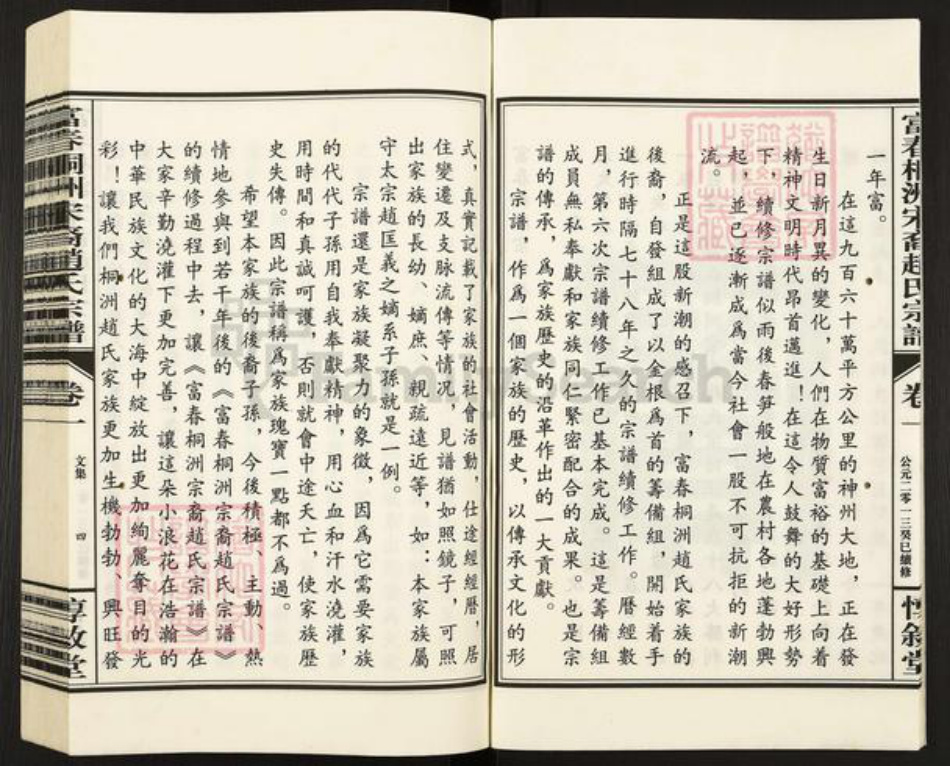 浙江省杭州市富阳新桐乡乡赵氏惇叙堂族谱-富春桐州宋裔赵氏宗谱.pdf电子版插图5