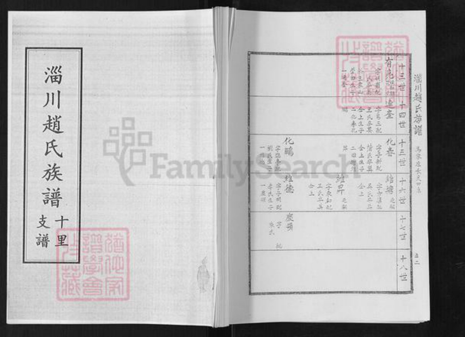 山东省淄博市淄川区赵氏族谱-淄川赵氏族谱.十里支谱.pdf电子版