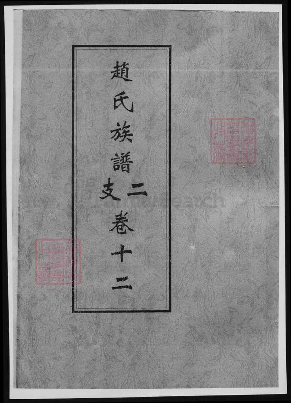 山东省枣庄市滕州市赵氏族谱-赵氏族谱二支.pdf电子版