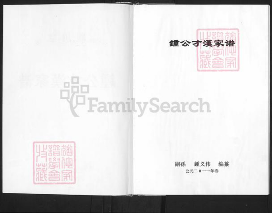 江西省赣州市南康区钟氏颍川堂族谱-颍川堂钟公才汉家谱.pdf电子版插图2
