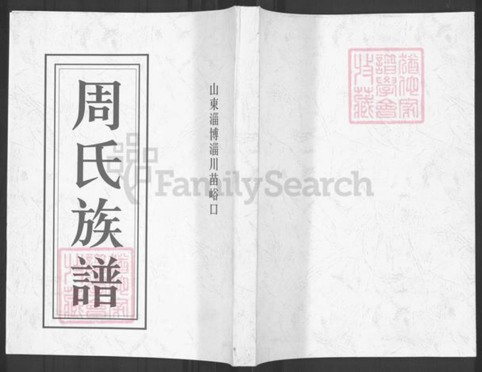 山东省淄博市淄川区周氏族谱-周氏族谱.pdf电子版