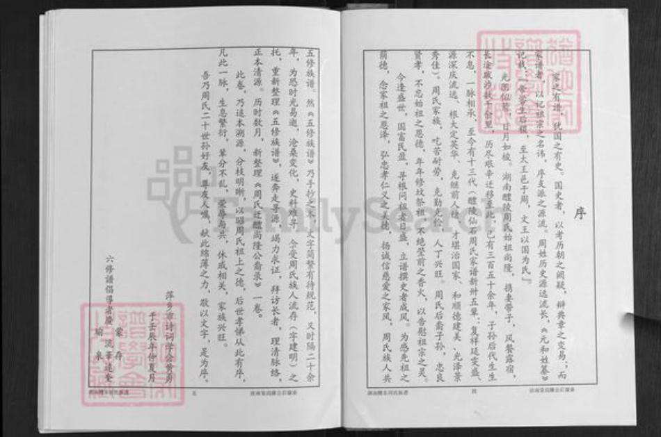 湖南省株洲市醴陵市浦口镇周氏汝南堂族谱-湖南醴陵仙石.周氏六修族谱.尚隆公裔齿录.pdf电子版插图3