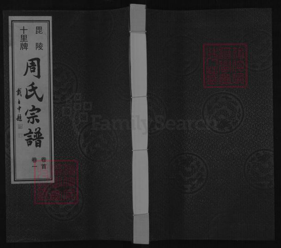 江苏省常州市武进县周氏集义堂族谱-毘陵十里牌周氏宗谱.pdf电子版