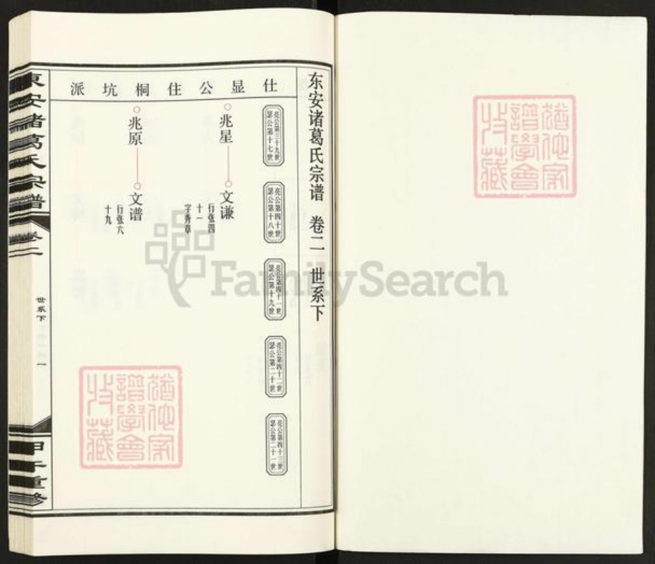 江苏省常州市武进县湟里镇诸葛氏族谱-东安诸葛氏宗谱.pdf电子版插图1