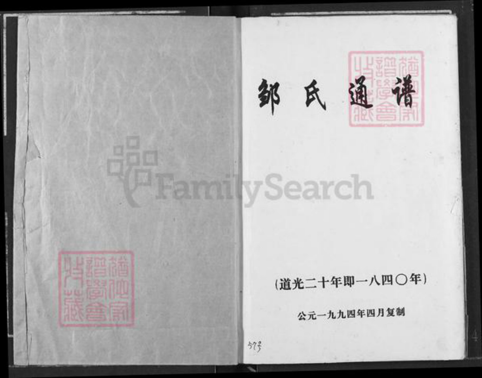 重庆市垫江县邹氏桂林堂族谱-邹氏通谱.pdf电子版插图1