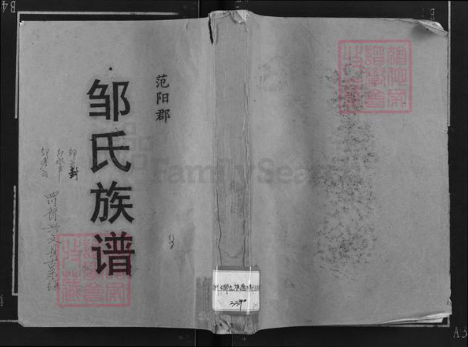 四川省广安市岳池县天平镇邹氏族谱-范阳郡邹氏族谱.pdf电子版