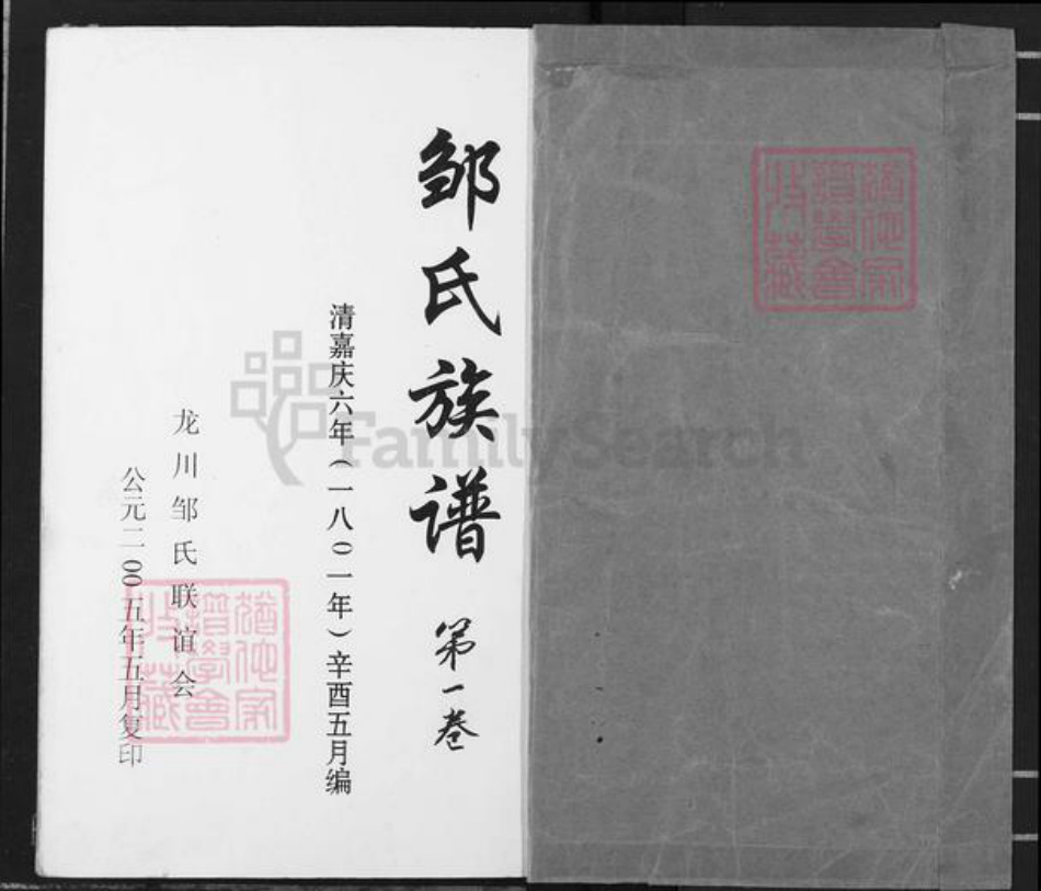 广东省河源市龙川县邹氏族谱-邹氏族谱.pdf电子版插图1