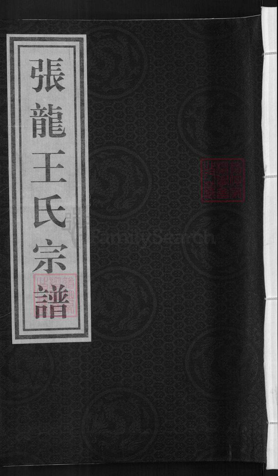 浙江省金华市兰溪市黄店镇王氏余庆堂族谱-张龙王氏宗谱.pdf电子版