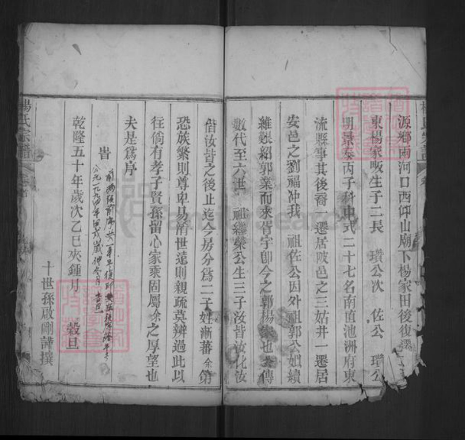 湖北省武汉市黄陂区六指街道杨氏乐善堂族谱-杨氏宗谱.pdf电子版插图5