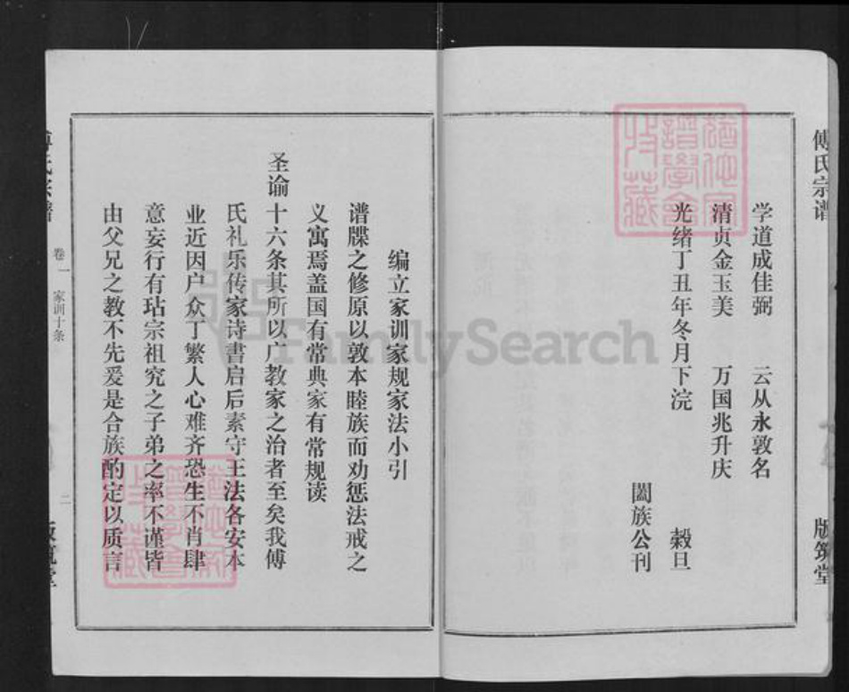 湖北省武汉市汉阳区傅氏版筑堂族谱-傅氏宗谱.pdf电子版插图2