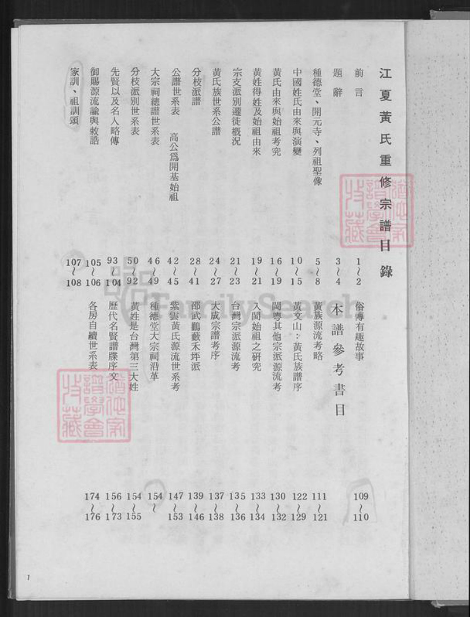 湖北省武汉市江夏区黄氏族谱-江夏黄氏重修宗谱.pdf电子版插图1 湖北省武汉市江夏区黄氏族谱-江夏黄氏重修宗谱.pdf电子版插图1