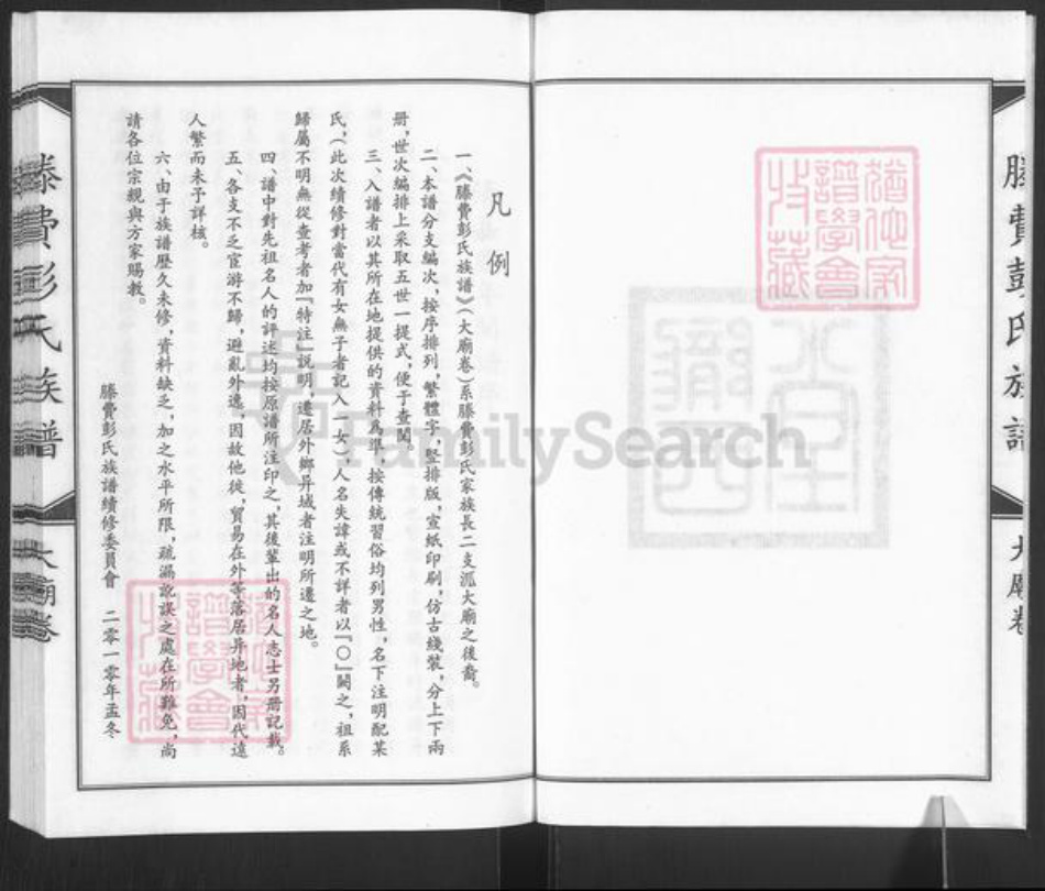 山东省枣庄市滕州市滕州彭氏族谱-滕费彭氏族谱.大庙卷.pdf电子版插图2 山东省枣庄市滕州市滕州彭氏族谱-滕费彭氏族谱.大庙卷.pdf电子版插图2