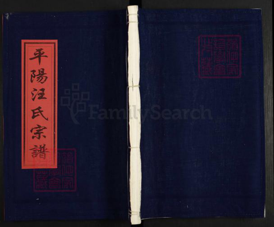 江西省上饶市鄱阳县汪氏族谱-平阳汪氏宗谱.pdf电子版