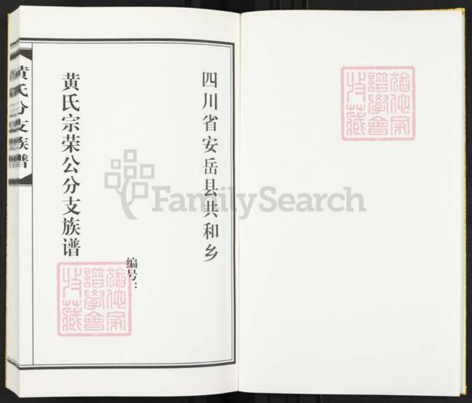 四川省资阳市安岳县四川省成都市简阳市黄;黄氏族谱-黄氏宗荣公分支族谱.pdf电子版插图1 四川省资阳市安岳县四川省成都市简阳市黄;黄氏族谱-黄氏宗荣公分支族谱.pdf电子版插图1