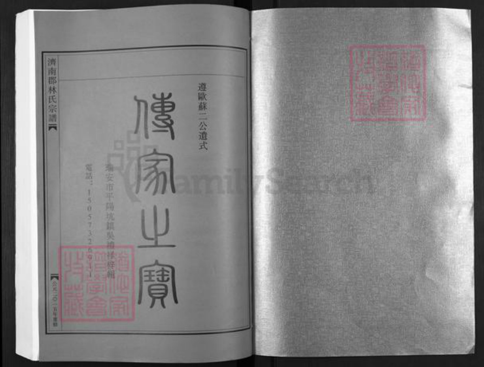浙江省温州市平阳县浙江省温州市平阳县林氏族谱-济南郡林氏宗谱.pdf电子版插图1
