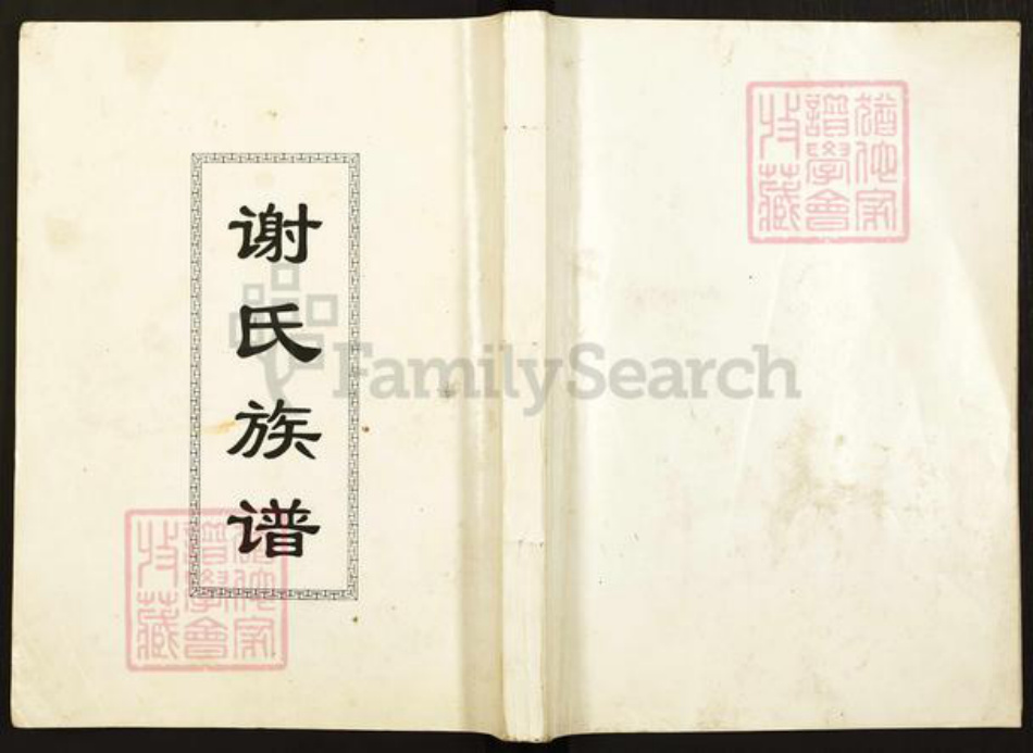 四川省广安市四川省成都市都江堰市龙池镇谢；谢氏族谱-谢氏族谱.pdf电子版