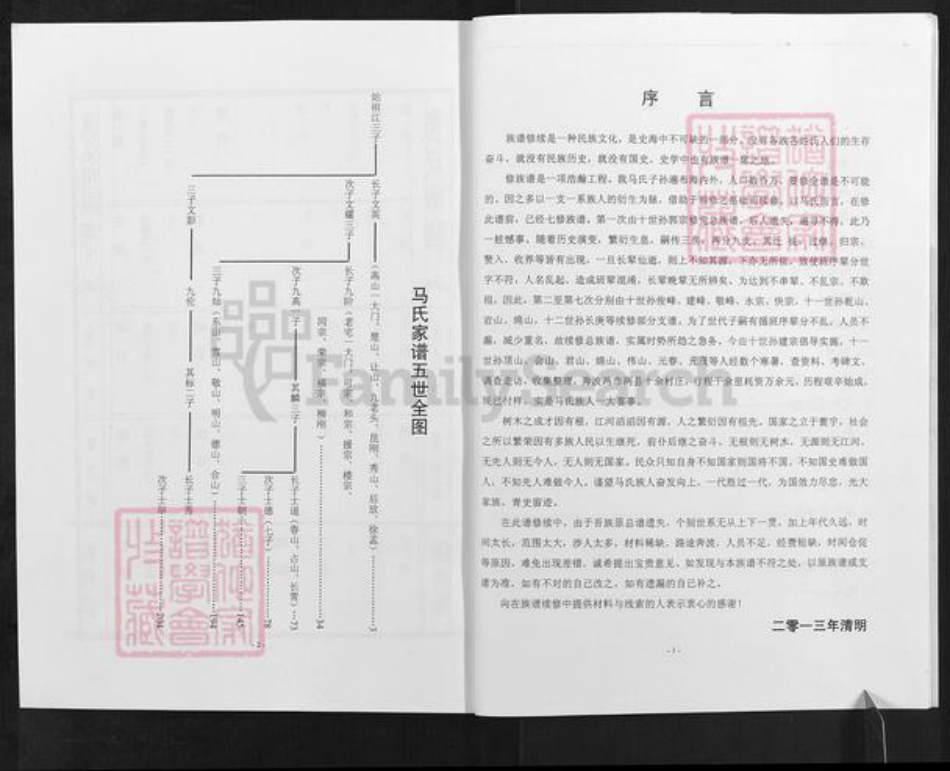 江苏省连云港市东海县马氏伏波堂族谱-马氏宗族家谱.pdf电子版插图5 江苏省连云港市东海县马氏伏波堂族谱-马氏宗族家谱.pdf电子版插图5