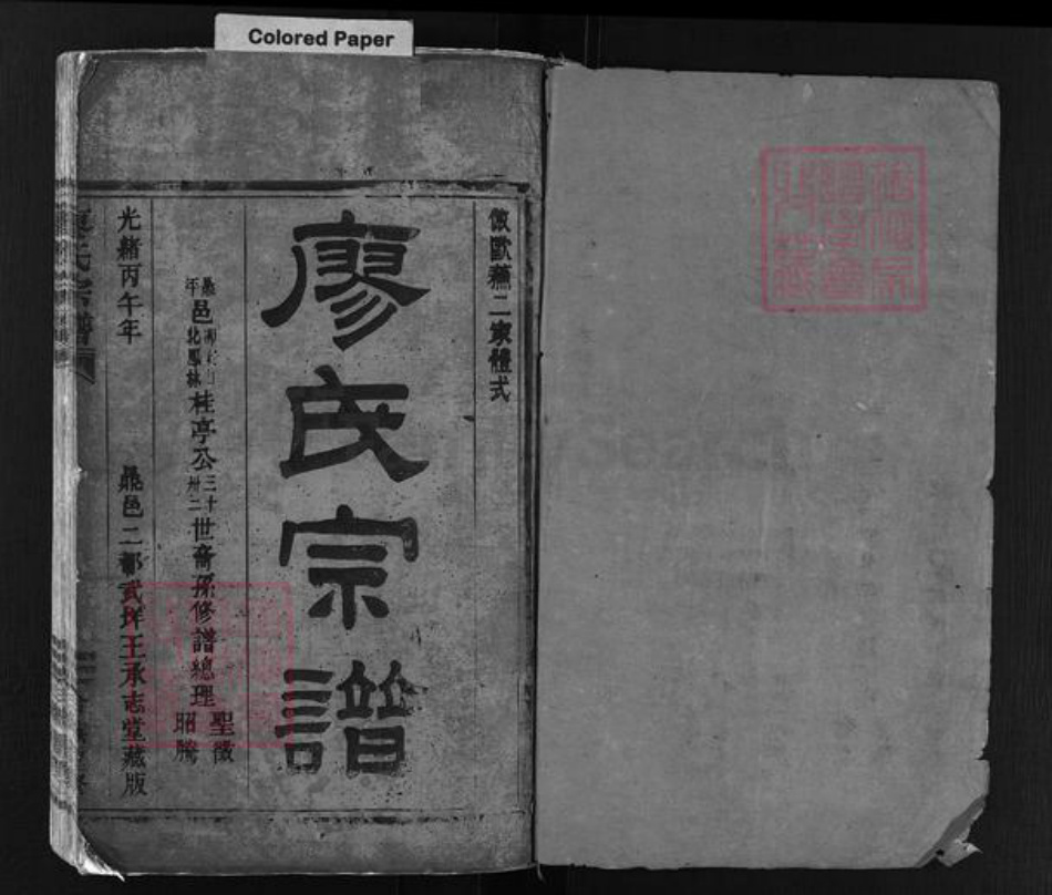 福建省泉州市安溪县廖氏族谱-廖氏宗谱 [不分卷].pdf电子版插图2