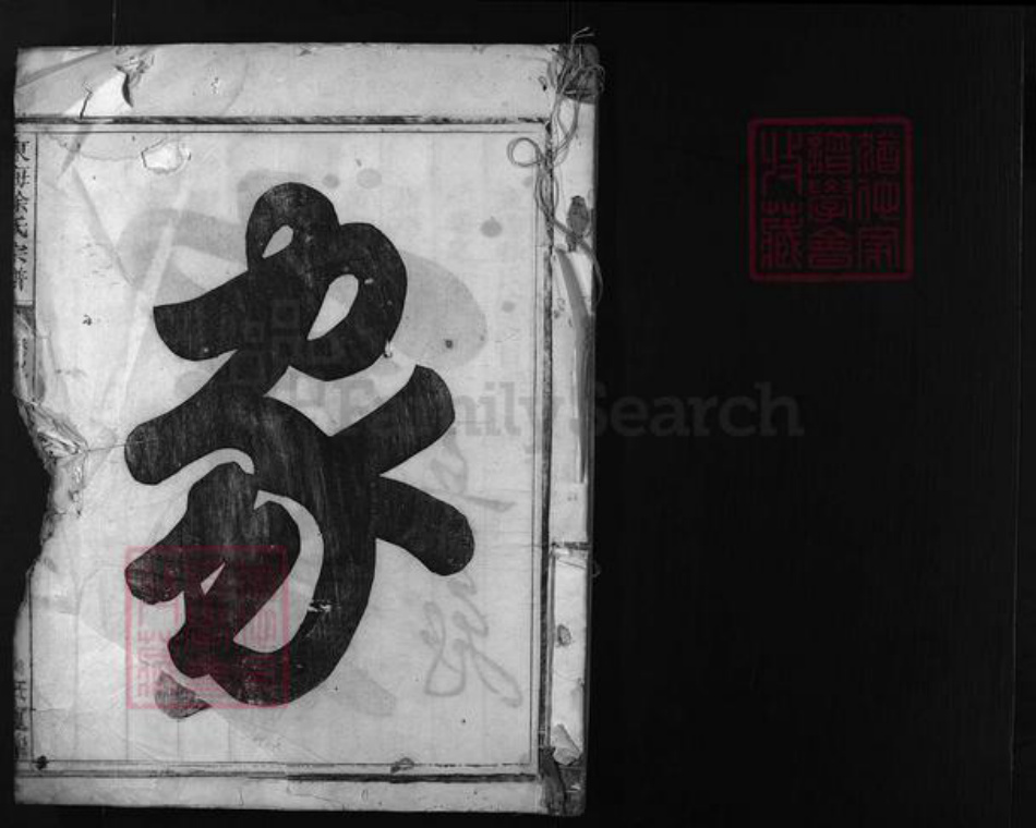 浙江省徐氏族谱-东海徐氏宗谱 [2卷].pdf电子版插图1