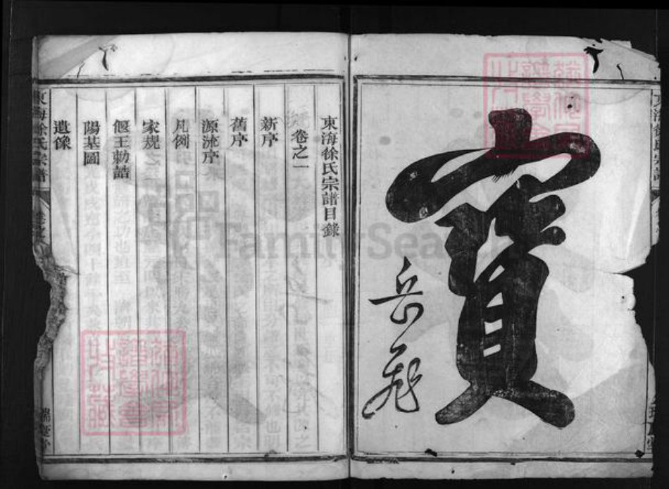 浙江省徐氏族谱-东海徐氏宗谱 [2卷].pdf电子版插图2